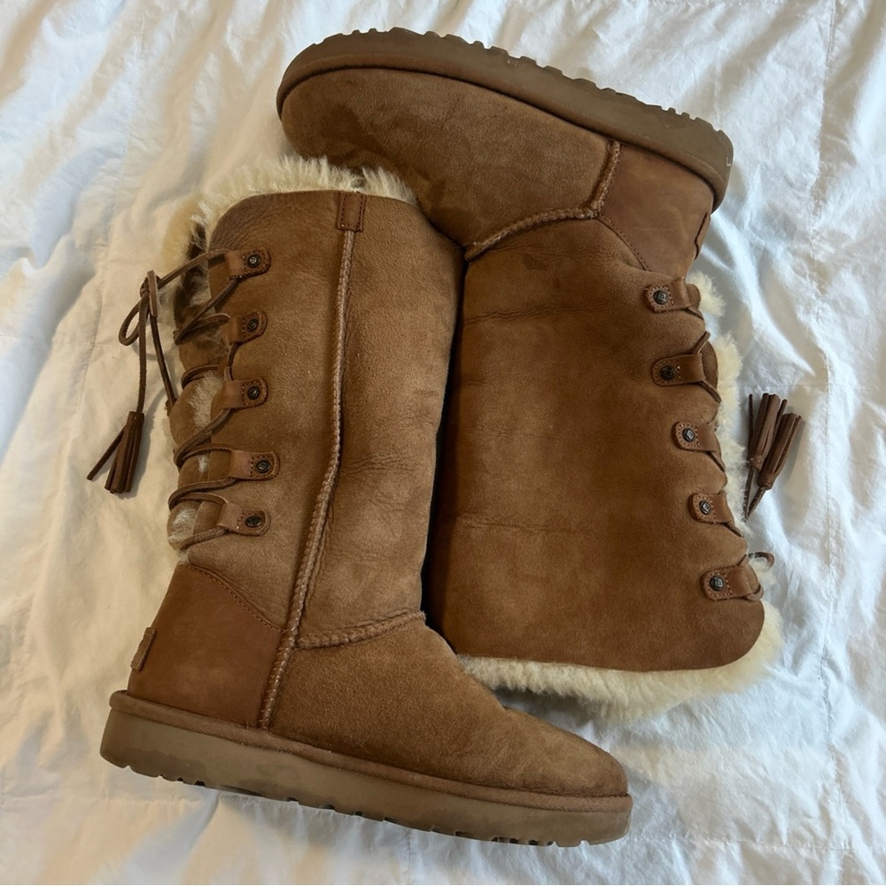 UGG Tan Suede Winter Boots
